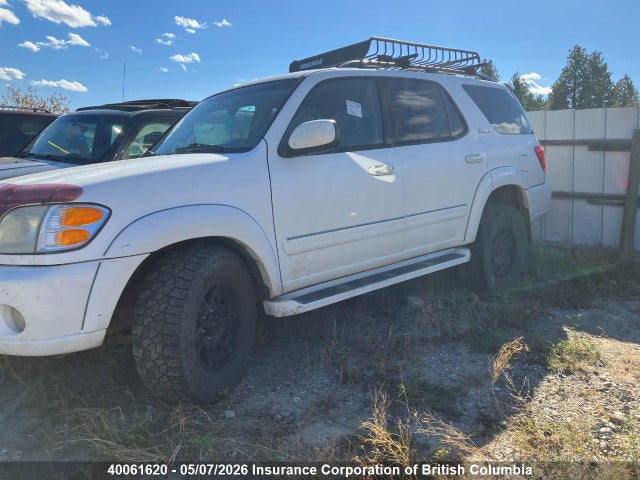 2004 Toyota Sequoia Limited მანქანა იყიდება აუქციონზე, vin: 5TDBT48A94S225475, აუქციონის ნომერი: 40061620