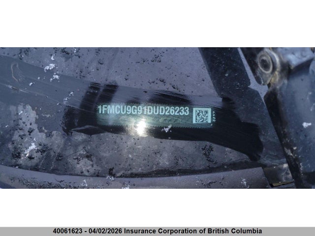 2013 Ford Escape Se მანქანა იყიდება აუქციონზე, vin: 1FMCU9G91DUD26233, აუქციონის ნომერი: 40061623