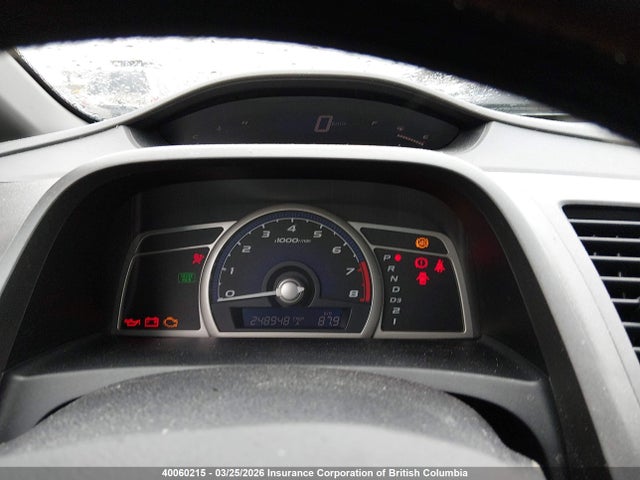 40060215 :رقم المزاد ، 2HGFA16469H021274 vin ، 2009 Honda Civic Dx-g مزاد بيع