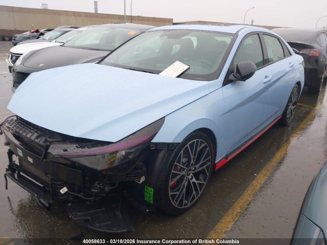 40058633 :رقم المزاد ، KMHLW4AKXPU011802 vin ، 2023 Hyundai Elantra N مزاد بيع