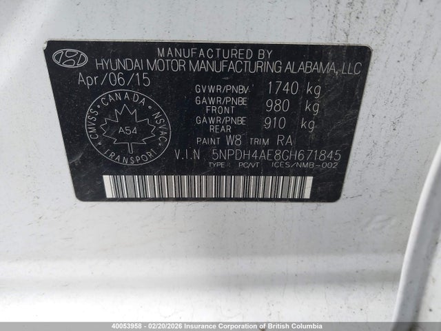 Продаж на аукціоні авто 2016 Hyundai Elantra Se/sport/limited, vin: 5NPDH4AE8GH671845, номер лоту: 40053958