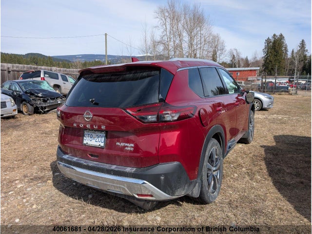 2023 Nissan Rogue მანქანა იყიდება აუქციონზე, vin: JN8BT3DD7PW305960, აუქციონის ნომერი: 40061681