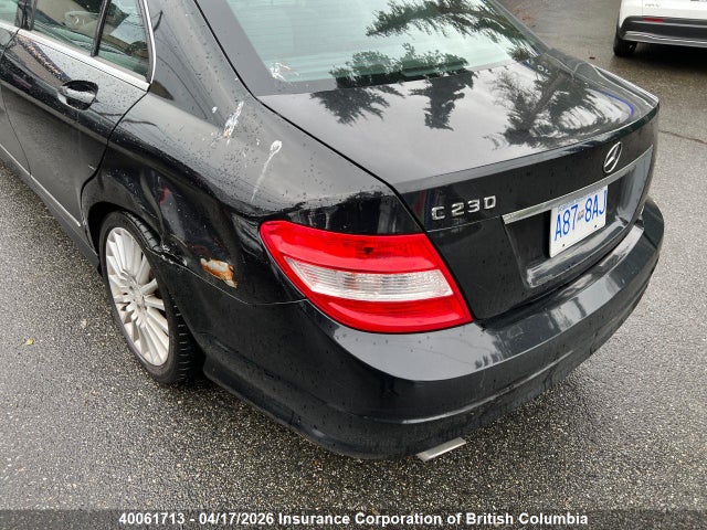 40061713 :رقم المزاد ، WDDGF52X68F141853 vin ، 2008 Mercedes-benz C 230 مزاد بيع