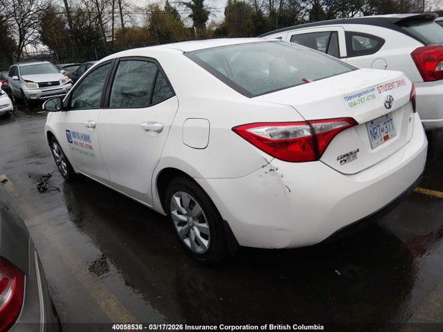 2016 Toyota Corolla L/le/le Pls/prm/s/s Pls მანქანა იყიდება აუქციონზე, vin: 2T1BURHE0GC685697, აუქციონის ნომერი: 40058536