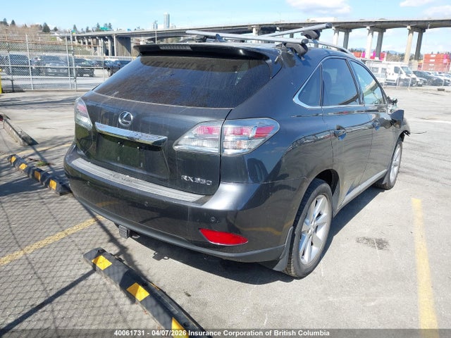 40061731 :رقم المزاد ، 2T2BK1BA7BC103807 vin ، 2011 Lexus Rx 350 مزاد بيع