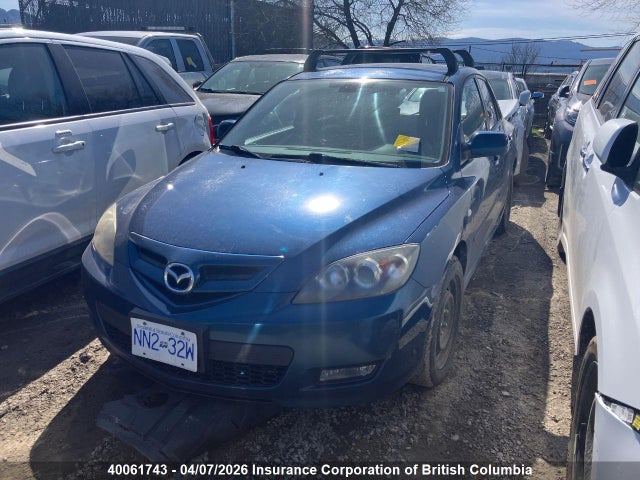 Продажа на аукционе авто 2007 Mazda 3 Hatchback, vin: JM1BK343471771512, номер лота: 40061743