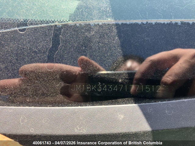 Продажа на аукционе авто 2007 Mazda 3 Hatchback, vin: JM1BK343471771512, номер лота: 40061743