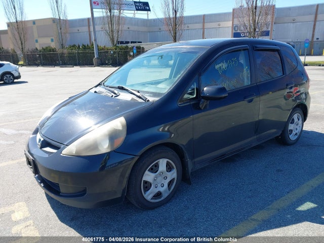 2007 Honda Fit მანქანა იყიდება აუქციონზე, vin: JHMGD384X7S807750, აუქციონის ნომერი: 40061775