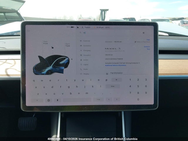 Продаж на аукціоні авто 2020 Tesla Model 3 Standard Range Plus, vin: 5YJ3E1EA6LF798435, номер лоту: 40061848