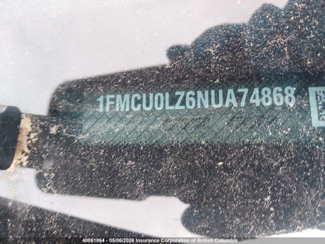 1FMCU0LZ6NUA74868 Ford Escape Titanium