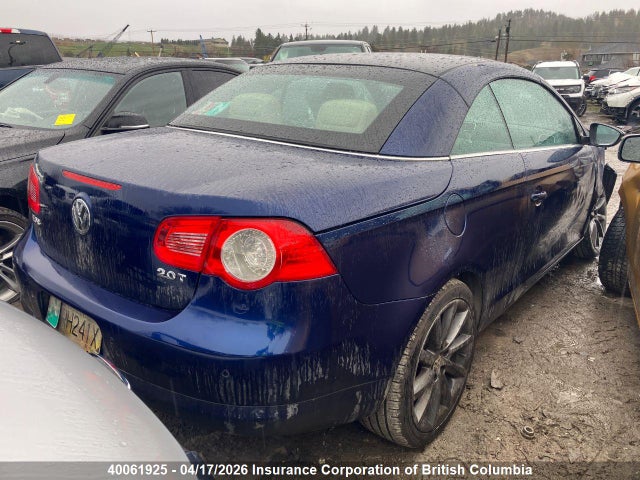 40061925 :رقم المزاد ، WVWBA71F79V023390 vin ، 2009 Volkswagen Eos مزاد بيع