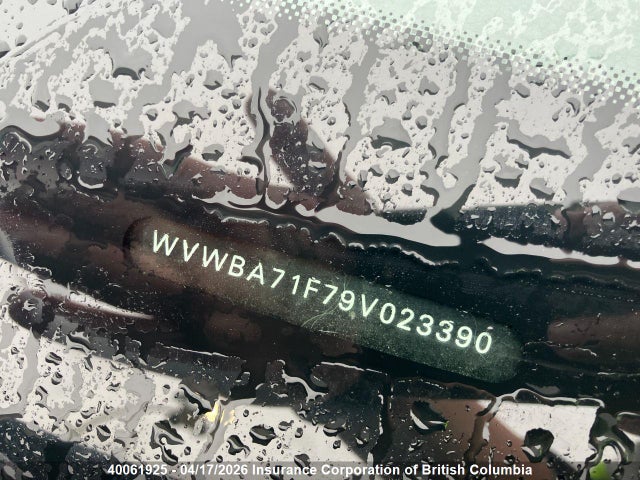 40061925 :رقم المزاد ، WVWBA71F79V023390 vin ، 2009 Volkswagen Eos مزاد بيع