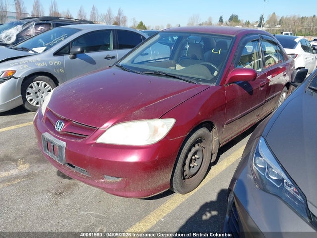 Продаж на аукціоні авто 2004 Honda Civic, vin: 2HGES16674H927307, номер лоту: 40061980