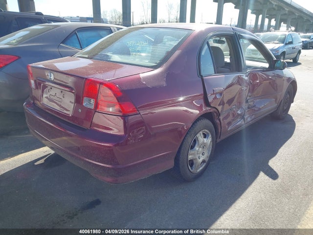 Продаж на аукціоні авто 2004 Honda Civic, vin: 2HGES16674H927307, номер лоту: 40061980