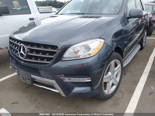 40061983 :رقم المزاد ، 4JGDA2EB7CA039568 vin ، 2012 Mercedes-benz Ml 350 Bluetec 4matic مزاد بيع