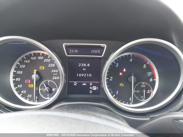 40061983 :رقم المزاد ، 4JGDA2EB7CA039568 vin ، 2012 Mercedes-benz Ml 350 Bluetec 4matic مزاد بيع