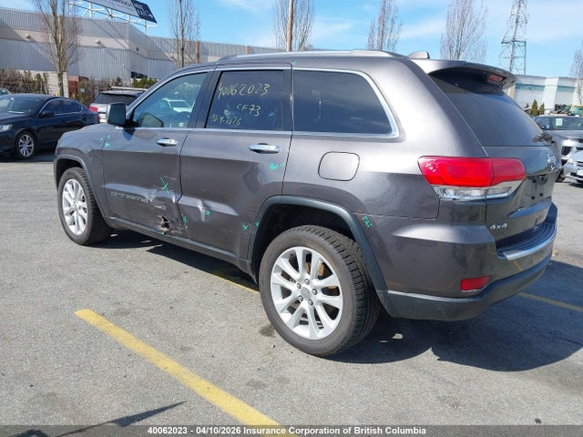 40062023 :رقم المزاد ، 1C4RJFBG7HC807949 vin ، 2017 Jeep Grand Cherokee Limited مزاد بيع