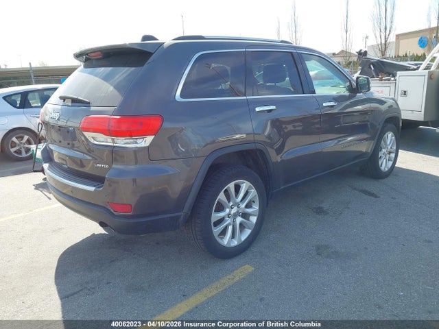 40062023 :رقم المزاد ، 1C4RJFBG7HC807949 vin ، 2017 Jeep Grand Cherokee Limited مزاد بيع