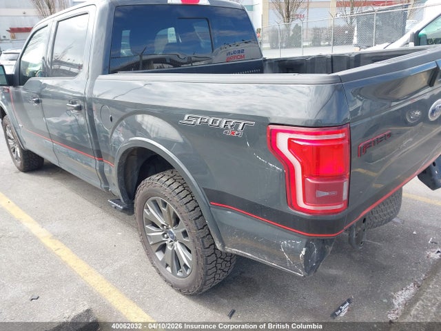 2016 Ford F150 მანქანა იყიდება აუქციონზე, vin: 1FTEW1EG0GFB87618, აუქციონის ნომერი: 40062032