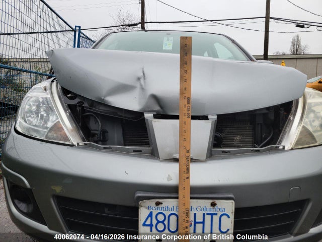 2011 Nissan Versa მანქანა იყიდება აუქციონზე, vin: 3N1BC1CP8BL478190, აუქციონის ნომერი: 40062074