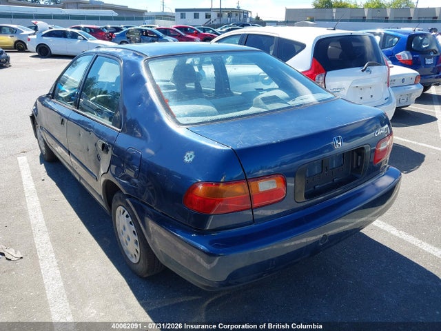 40062091 :رقم المزاد ، JHMEG8682SS805940 vin ، 1995 Honda Civic مزاد بيع