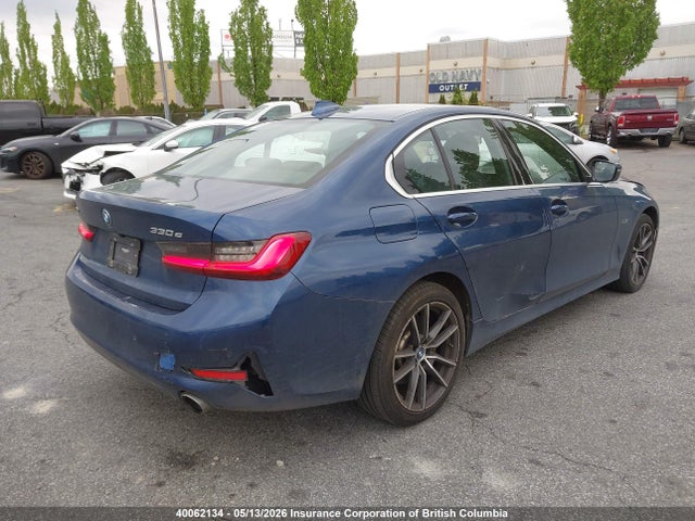 2022 Bmw 330e მანქანა იყიდება აუქციონზე, vin: WBA5P9C04NFM24591, აუქციონის ნომერი: 40062134