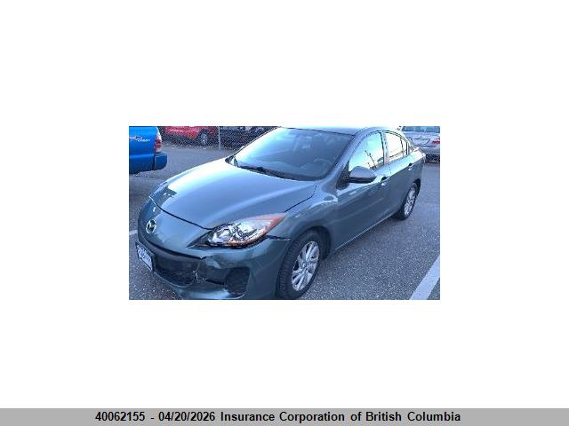 Aukcja sprzedaży 2012 Mazda 3 Mazda Gx, vin: JM1BL1UF2C1619072, numer aukcji: 40062155