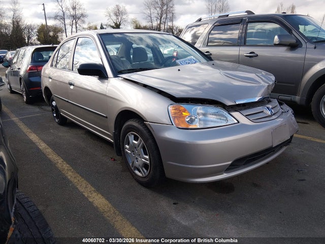 40060702 :رقم المزاد ، 2HGES16311H924243 vin ، 2001 Honda Civic Dx مزاد بيع