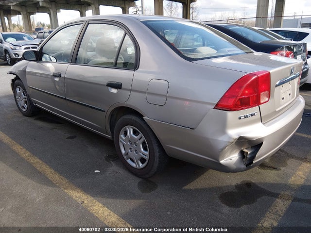 2001 Honda Civic Dx მანქანა იყიდება აუქციონზე, vin: 2HGES16311H924243, აუქციონის ნომერი: 40060702