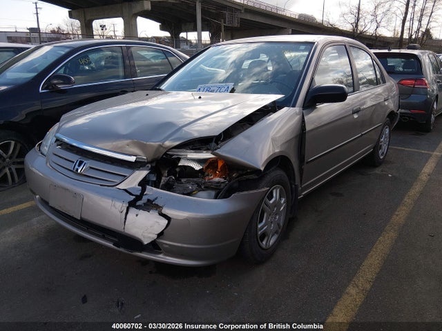 2001 Honda Civic Dx მანქანა იყიდება აუქციონზე, vin: 2HGES16311H924243, აუქციონის ნომერი: 40060702