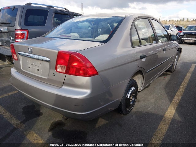2001 Honda Civic Dx მანქანა იყიდება აუქციონზე, vin: 2HGES16311H924243, აუქციონის ნომერი: 40060702