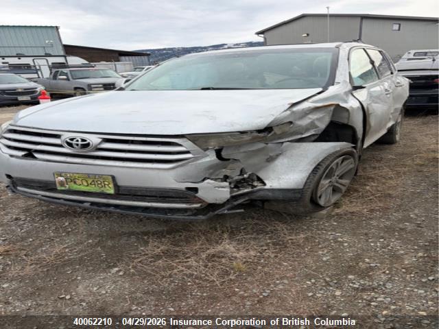 40062210 :رقم المزاد ، 5TDDK3EH4CS162131 vin ، 2012 Toyota Highlander V6 Limited مزاد بيع