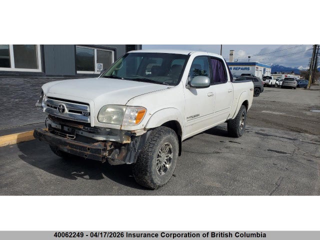 2006 Toyota Tundra Double Cab Sr5 მანქანა იყიდება აუქციონზე, vin: 5TBDT441X6S522412, აუქციონის ნომერი: 40062249