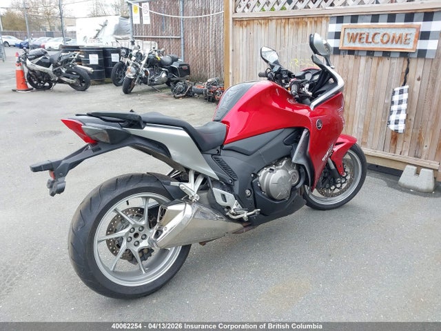 Продаж на аукціоні авто 2010 Honda Vfr1200 Fa, vin: JH2SC6324AK000063, номер лоту: 40062254