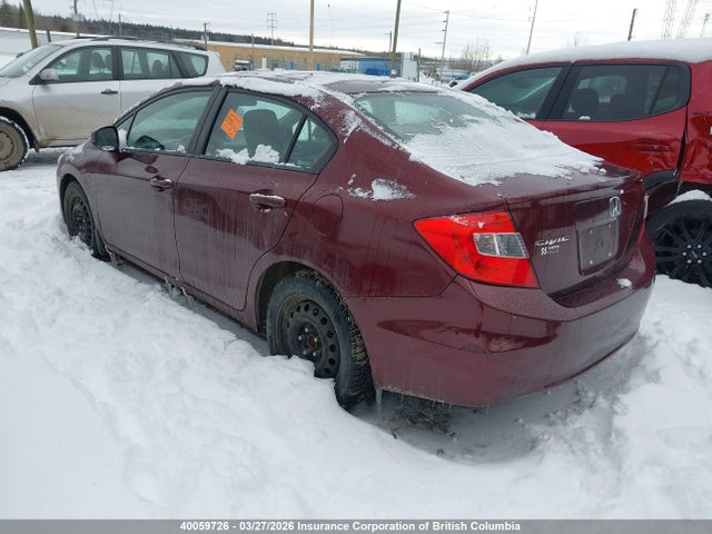 Продаж на аукціоні авто 2012 Honda Civic Lx, vin: 2HGFB2F51CH021136, номер лоту: 40059726