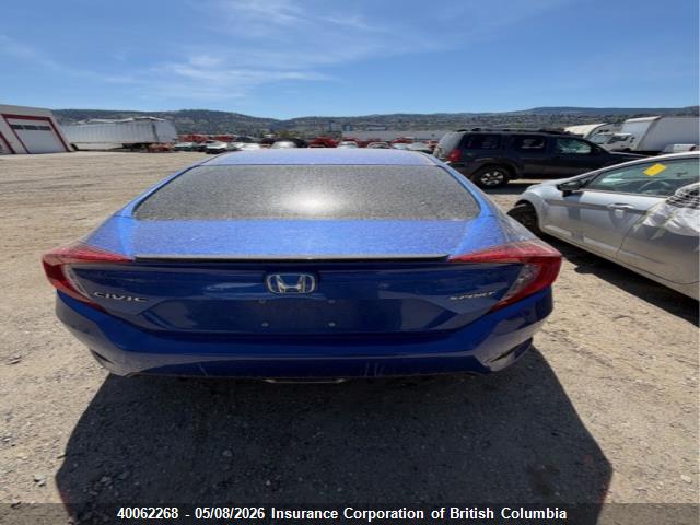 2020 Honda Civic მანქანა იყიდება აუქციონზე, vin: 2HGFC2F87LH019785, აუქციონის ნომერი: 40062268