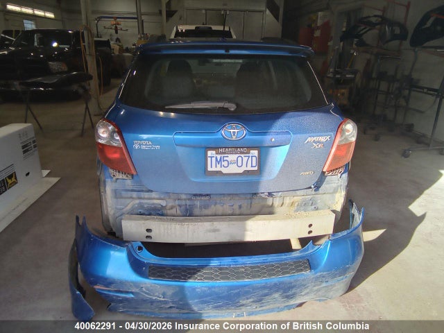 2009 Toyota Corolla Matrix S მანქანა იყიდება აუქციონზე, vin: 2T1LE40E59C005389, აუქციონის ნომერი: 40062291