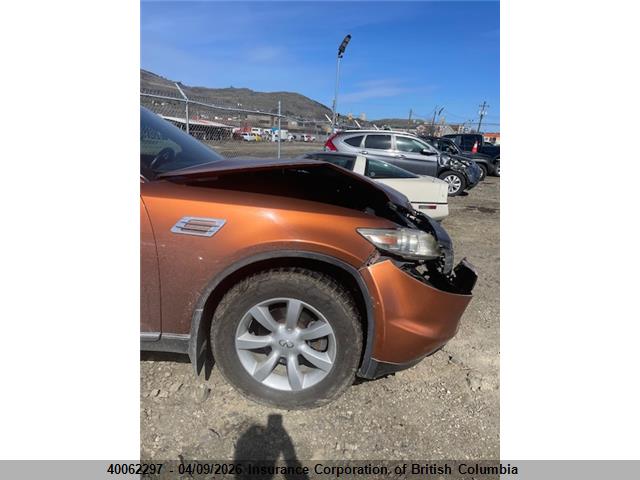 Продажа на аукционе авто 2003 Infiniti Fx35, vin: JNRAS08WX3X000526, номер лота: 40062297