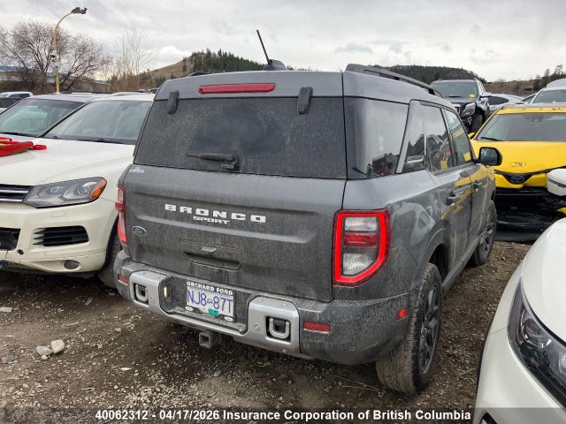 Продажа на аукционе авто 2025 Ford Bronco Sport Big Bend, vin: 3FMCR9BN0SRF63600, номер лота: 40062312