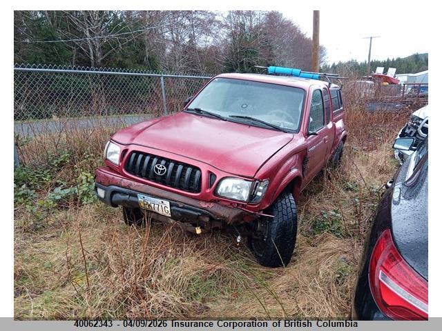 40062343 :رقم المزاد ، 5TEWN72N83Z209441 vin ، 2003 Toyota Tacoma Xtracab مزاد بيع