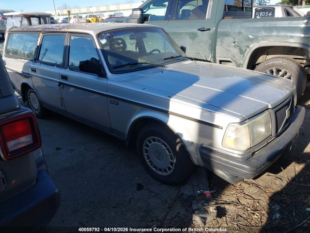 1992 Volvo 240 მანქანა იყიდება აუქციონზე, vin: YV1AW8805N1917405, აუქციონის ნომერი: 40059792