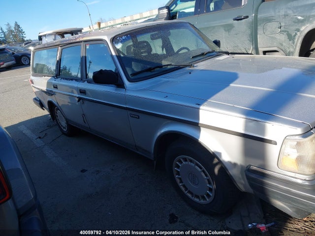 1992 Volvo 240 მანქანა იყიდება აუქციონზე, vin: YV1AW8805N1917405, აუქციონის ნომერი: 40059792