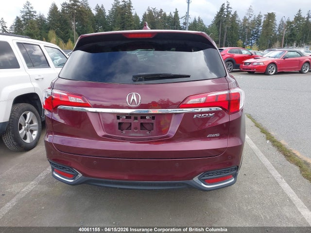 40061155 :رقم المزاد ، 5J8TB4H72HL802108 vin ، 2017 Acura Rdx Advance مزاد بيع
