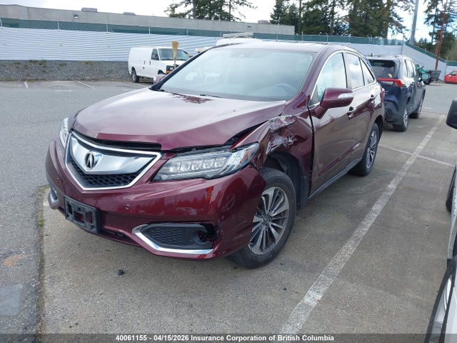 40061155 :رقم المزاد ، 5J8TB4H72HL802108 vin ، 2017 Acura Rdx Advance مزاد بيع