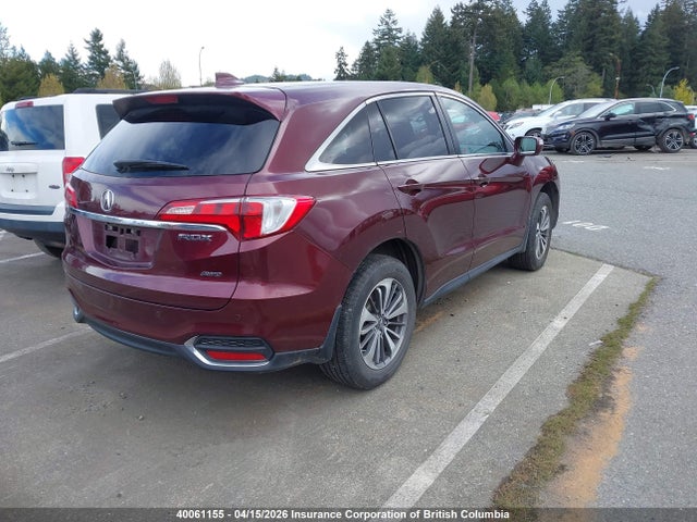 40061155 :رقم المزاد ، 5J8TB4H72HL802108 vin ، 2017 Acura Rdx Advance مزاد بيع