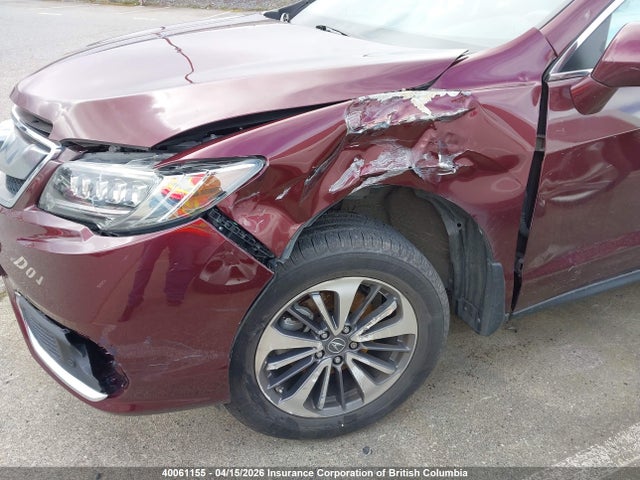 40061155 :رقم المزاد ، 5J8TB4H72HL802108 vin ، 2017 Acura Rdx Advance مزاد بيع