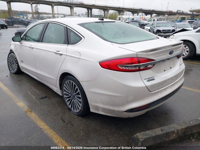 2017 Ford Fusion Titanium Phev მანქანა იყიდება აუქციონზე, vin: 3FA6P0SU3HR121452, აუქციონის ნომერი: 40062374