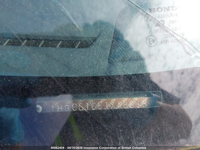 40062404 :رقم المزاد ، 1HGCG1651XA801396 vin ، 1999 Honda Accord Ex مزاد بيع