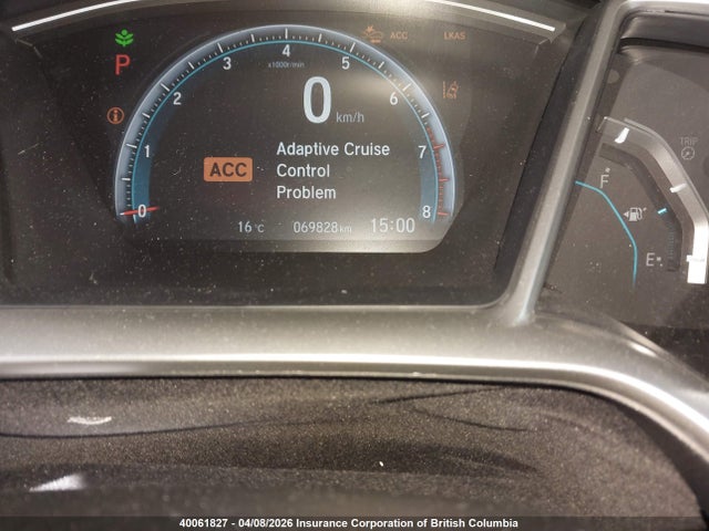 40061827 :رقم المزاد ، 2HGFC2F75LH017458 vin ، 2020 Honda Civic Ex مزاد بيع