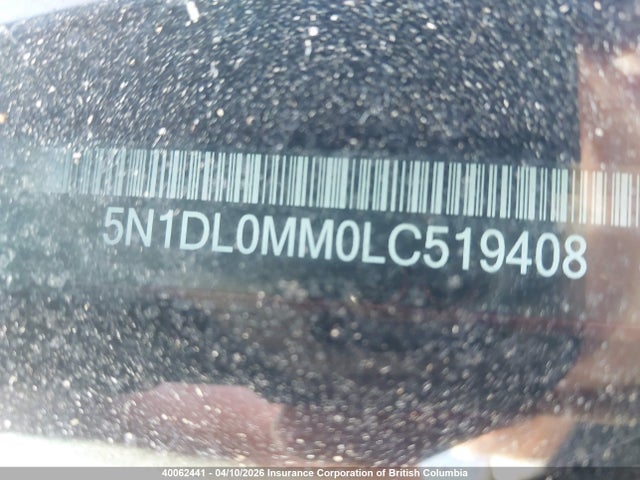 5N1DL0MM0LC519408 Infiniti QX60